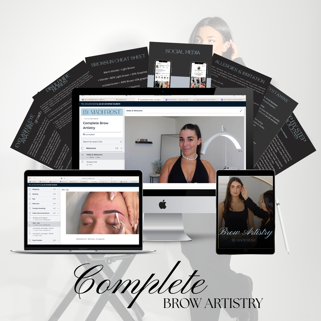 1:1 In Person Complete Brow Artistry